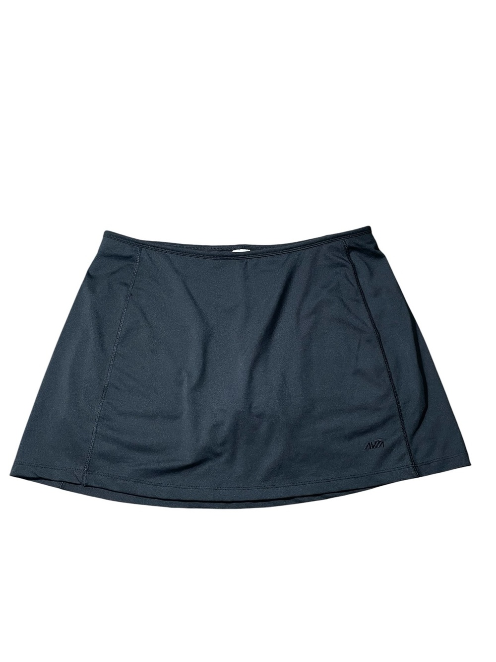 D2- Avia Black Athletic Mini Skirt with Built-In Shorts